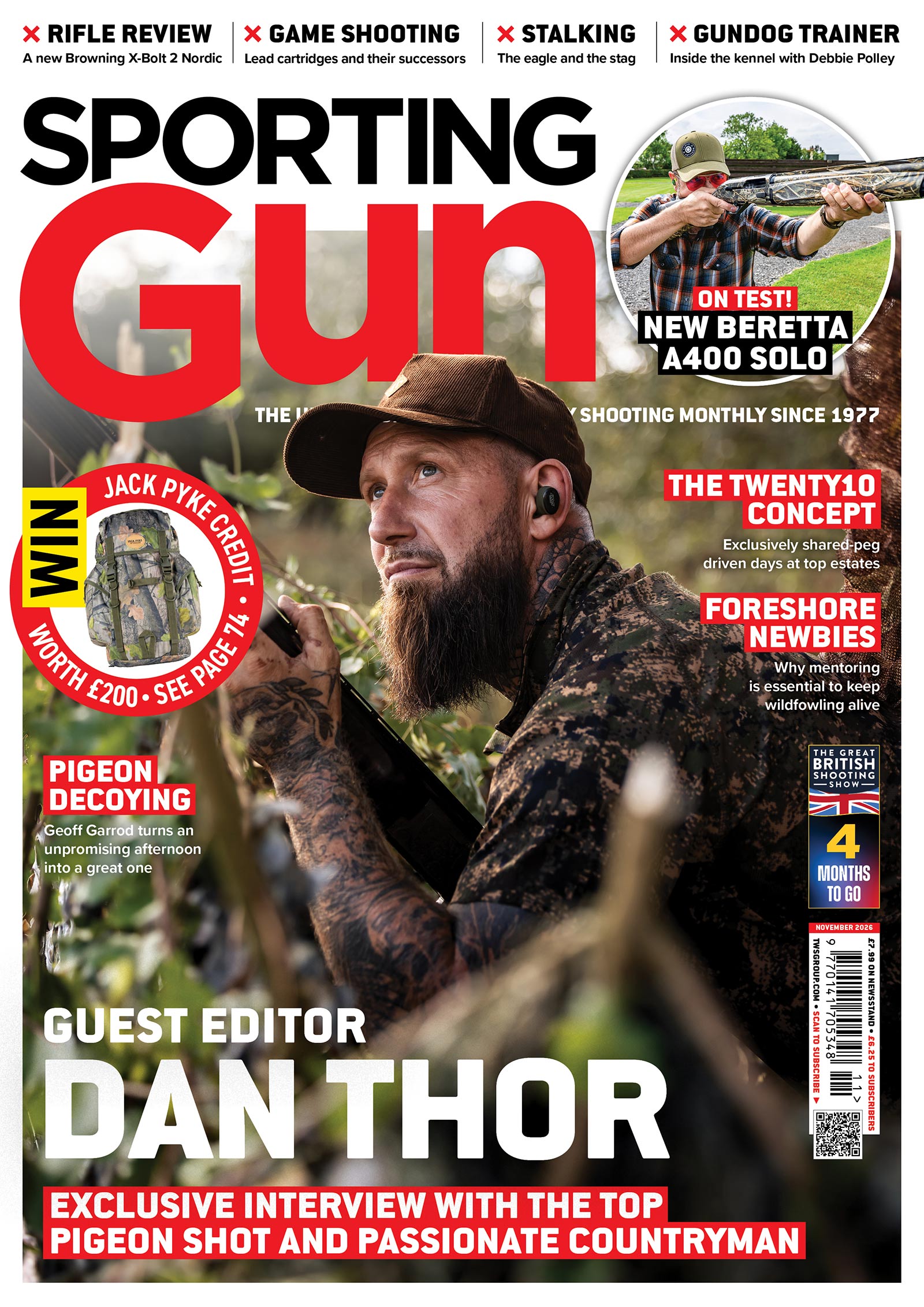 Sporting Gun November 2026 cover